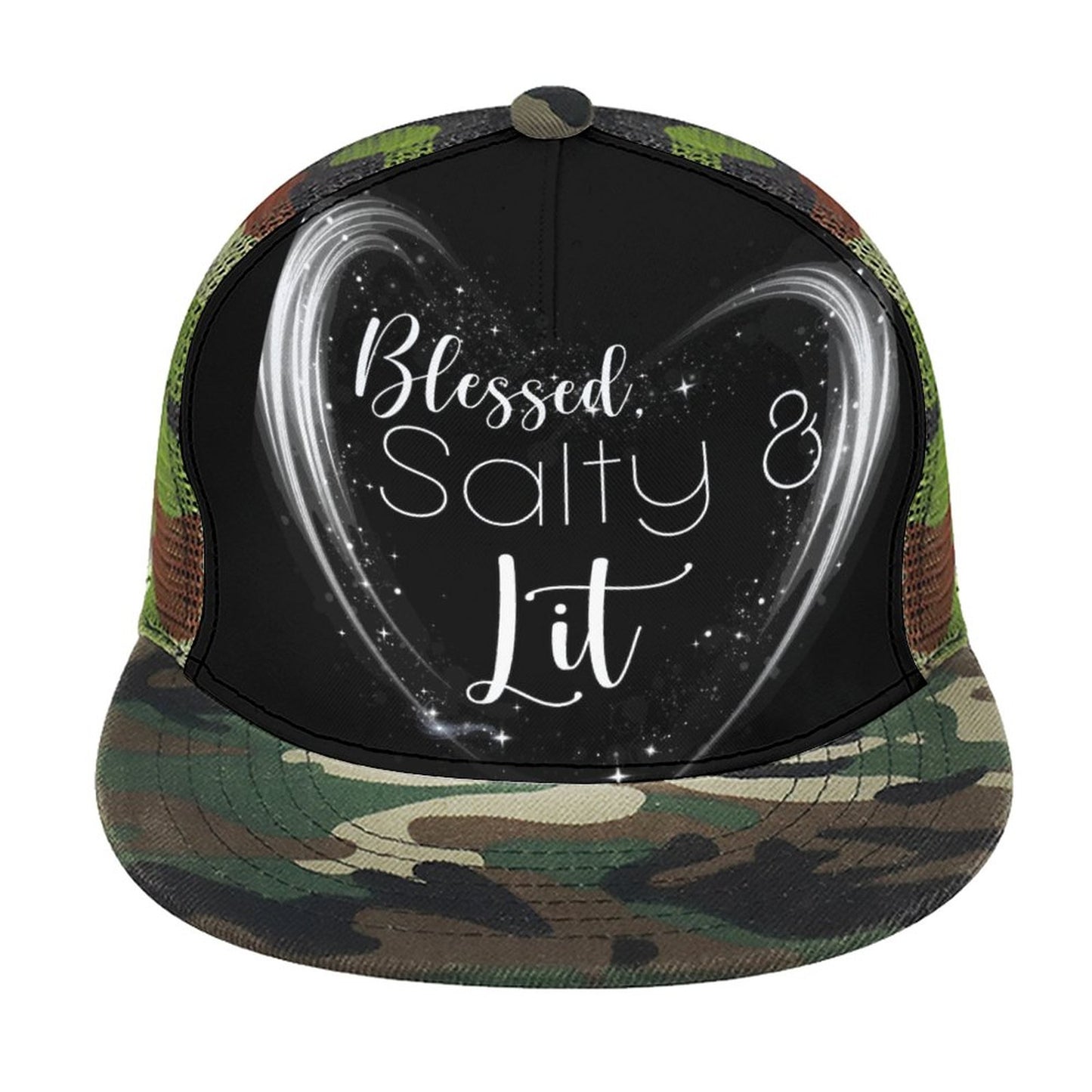 Salty & Lit (Matt. 5:13-14) - Flat Brim Trucker Hat