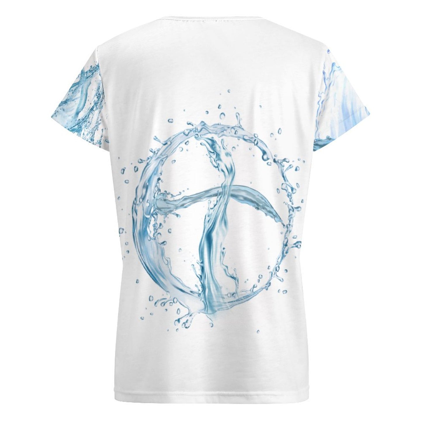 YESHUA, Living Waters - Women's V-neck T-Shirt