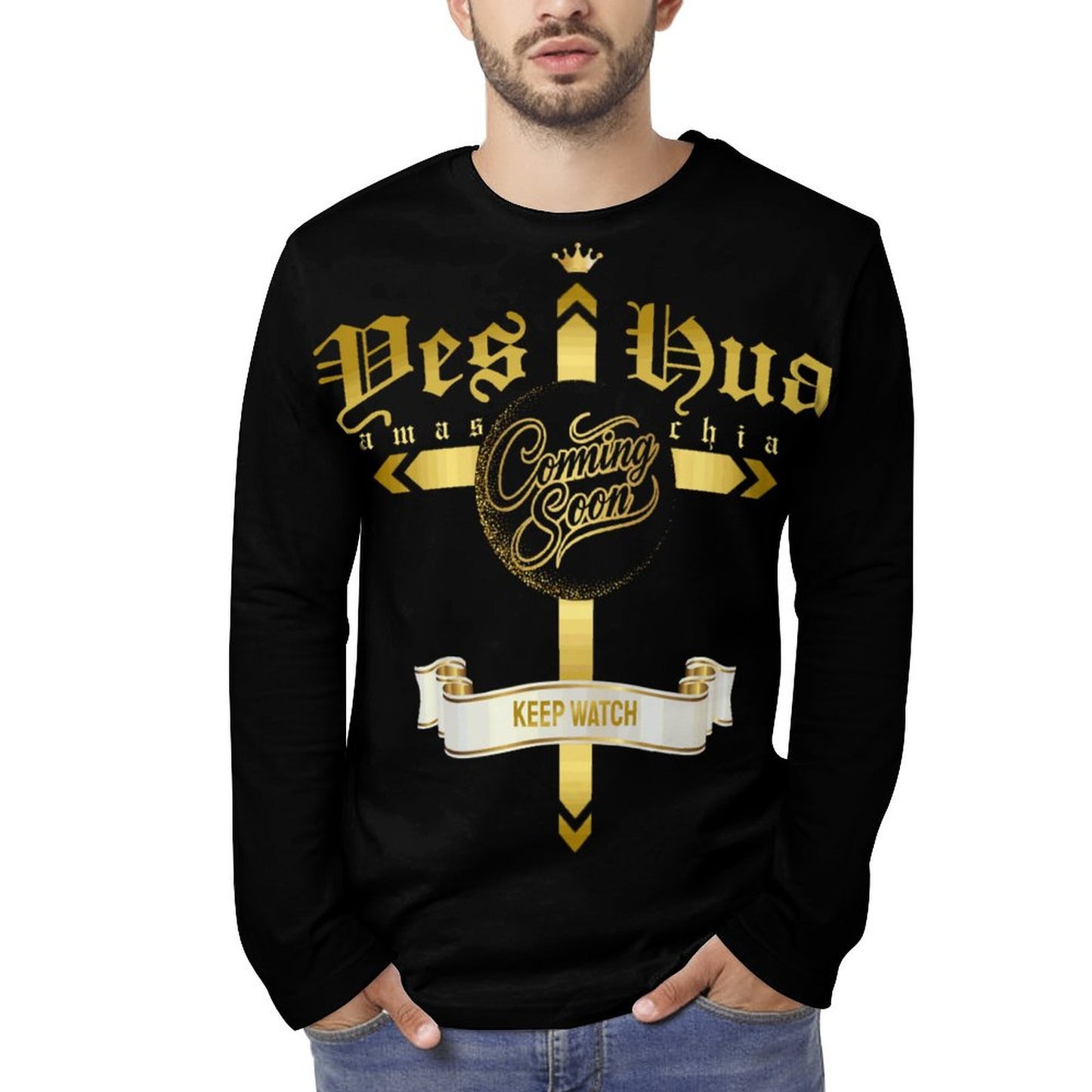 YESHUA, Coming Soon - Lightweight Long Sleeve Shirt