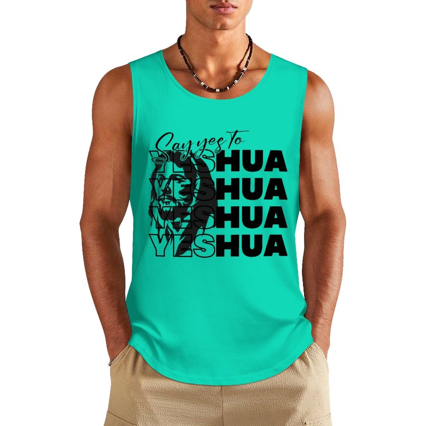 Say Yeshua - Men's Cotton Tank Top