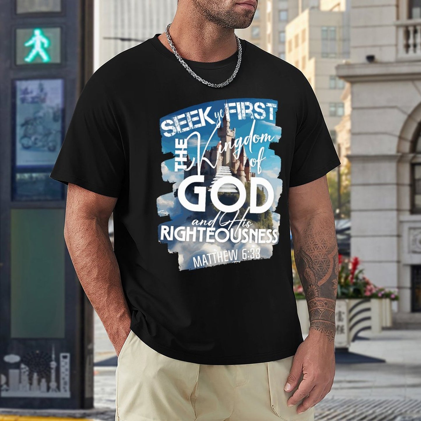 Kingdom of God - Men's Cotton Tee Shirt