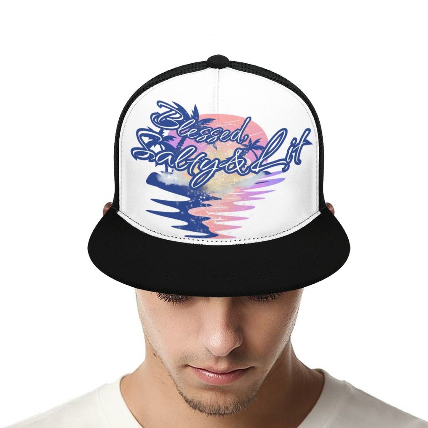 Salty & Lit (Matt. 5:13-14) - Flat Brim Trucker Hat