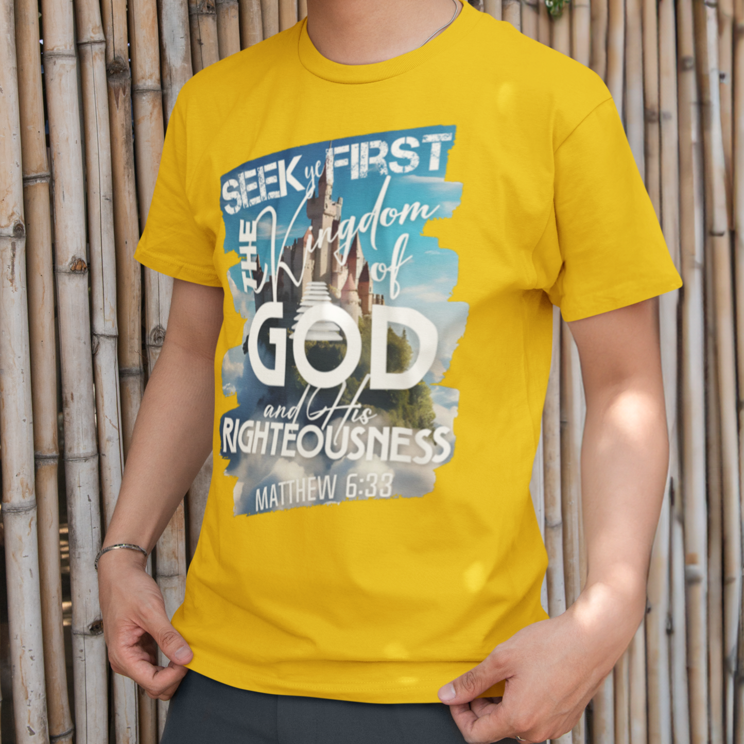 Kingdom of God - Men's Cotton Tee Shirt