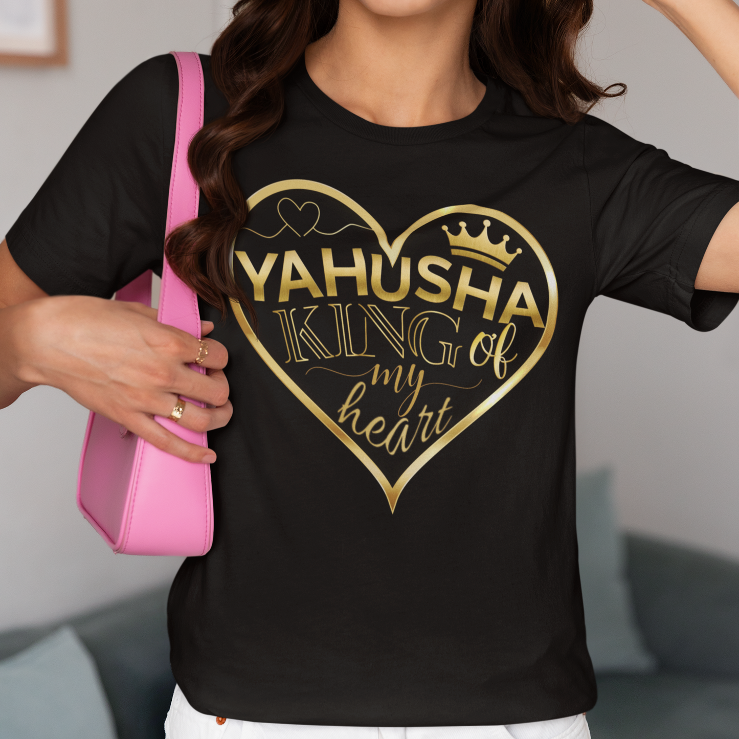 Yahusha, King of My <3 - Women's 100% Cotton Tee