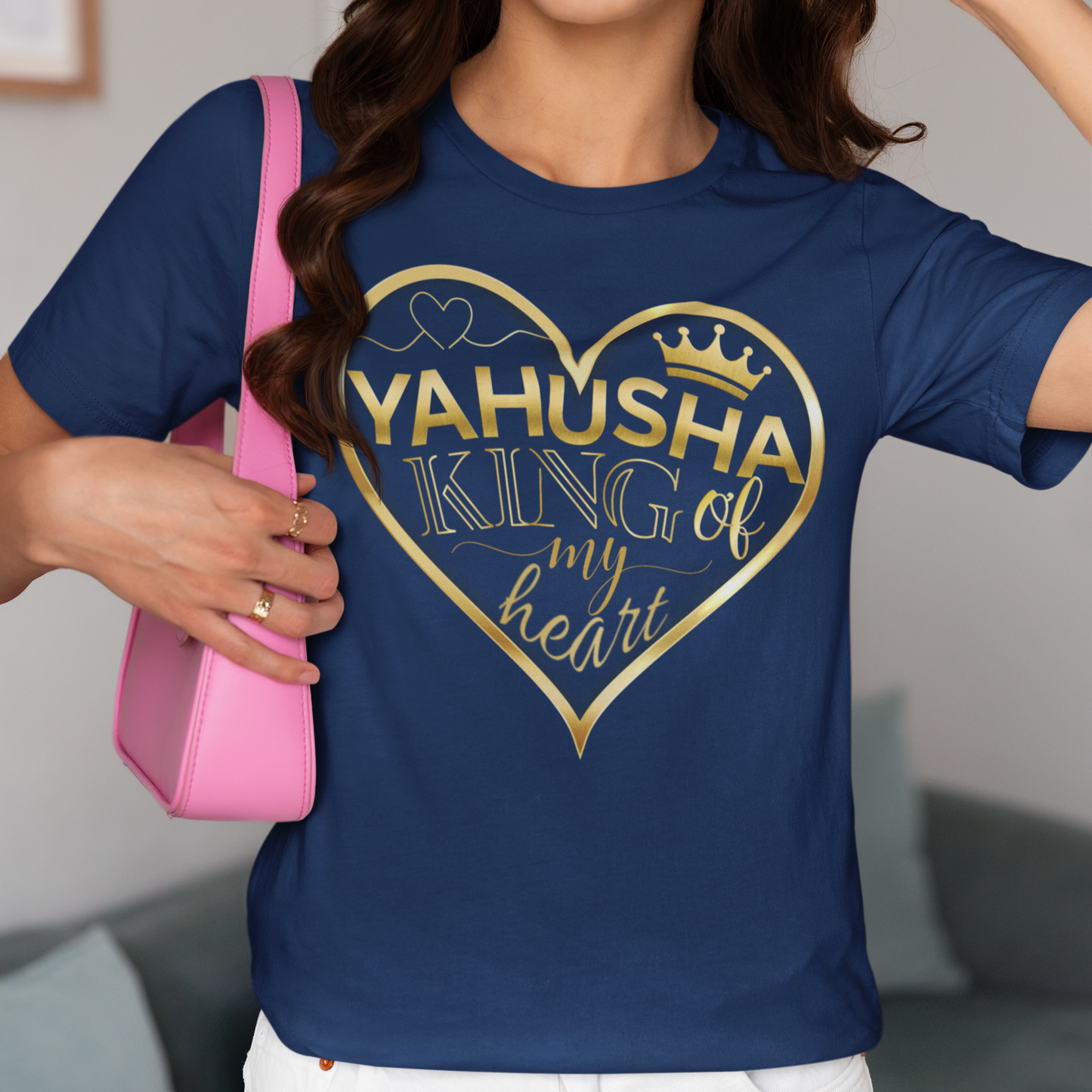 Yahusha, King of My <3 - Women's 100% Cotton Tee