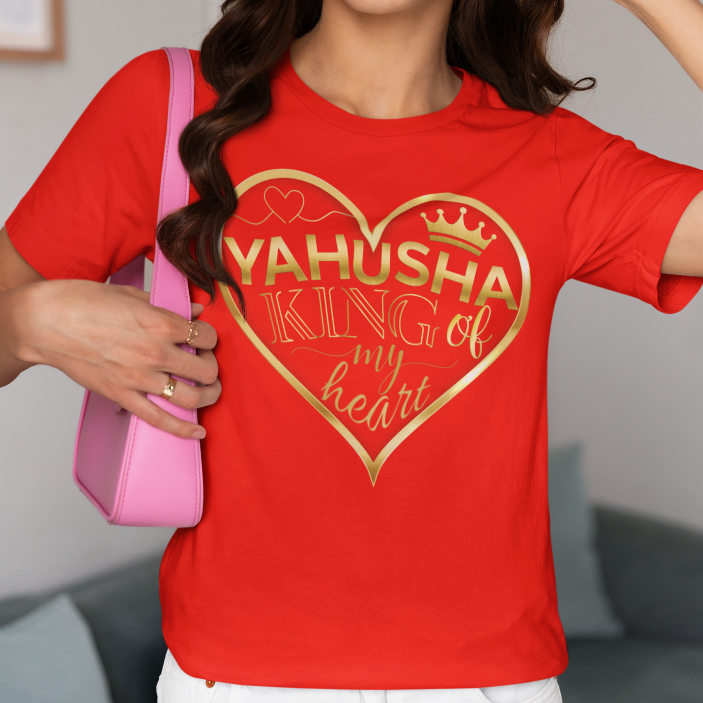 Yahusha, King of My <3 - Women's 100% Cotton Tee
