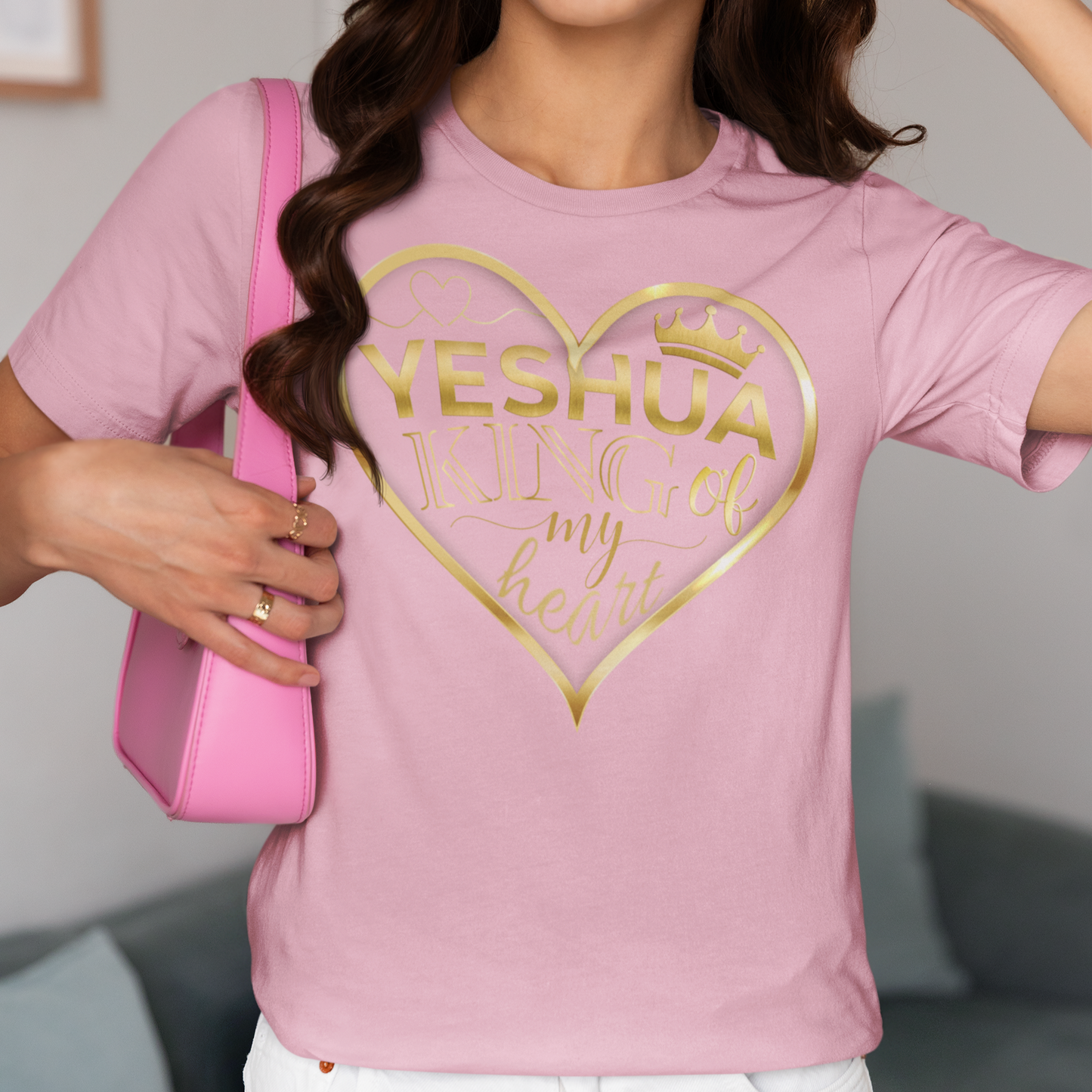 YESHUA, King of My <3 - Women's 100% Cotton Tee