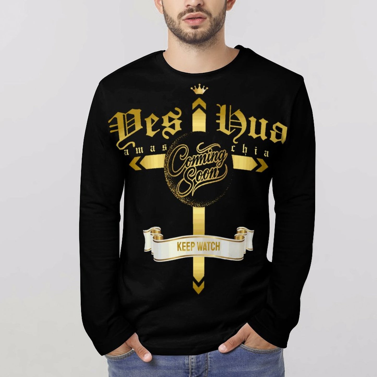 YESHUA, Coming Soon - Lightweight Long Sleeve Shirt