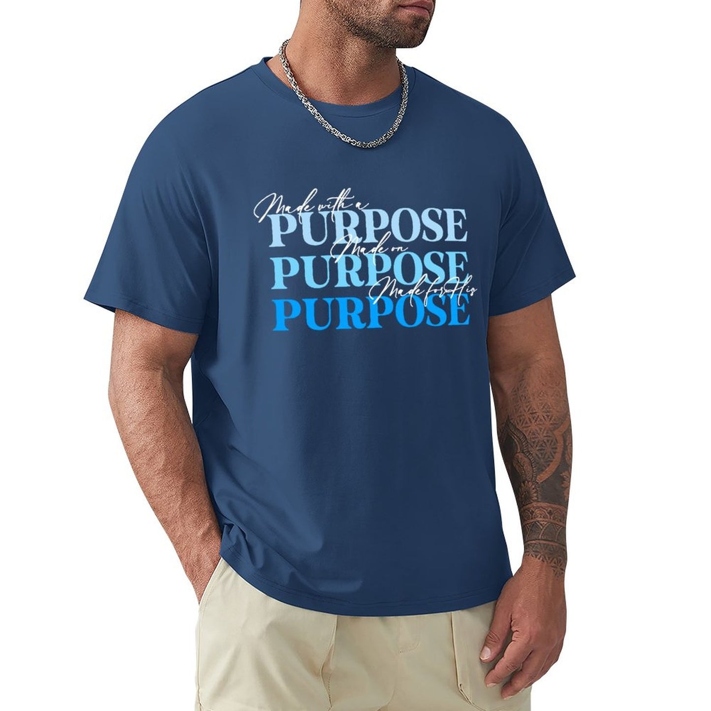 Minimalist on Purpose - Men's Cotton Tee Shirt