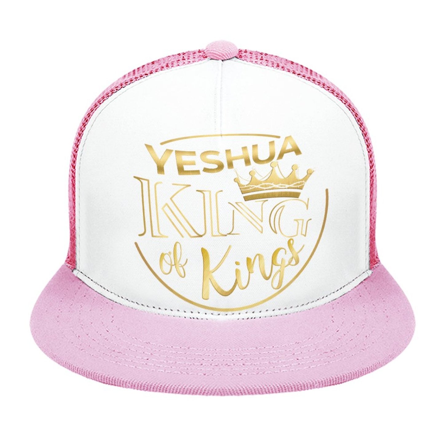 YESHUA, King of Kings - Flat Brim Trucker Hat