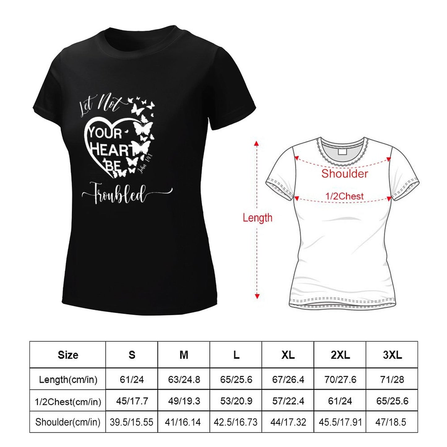 Heart Trouble - Women's 100% Cotton Tee