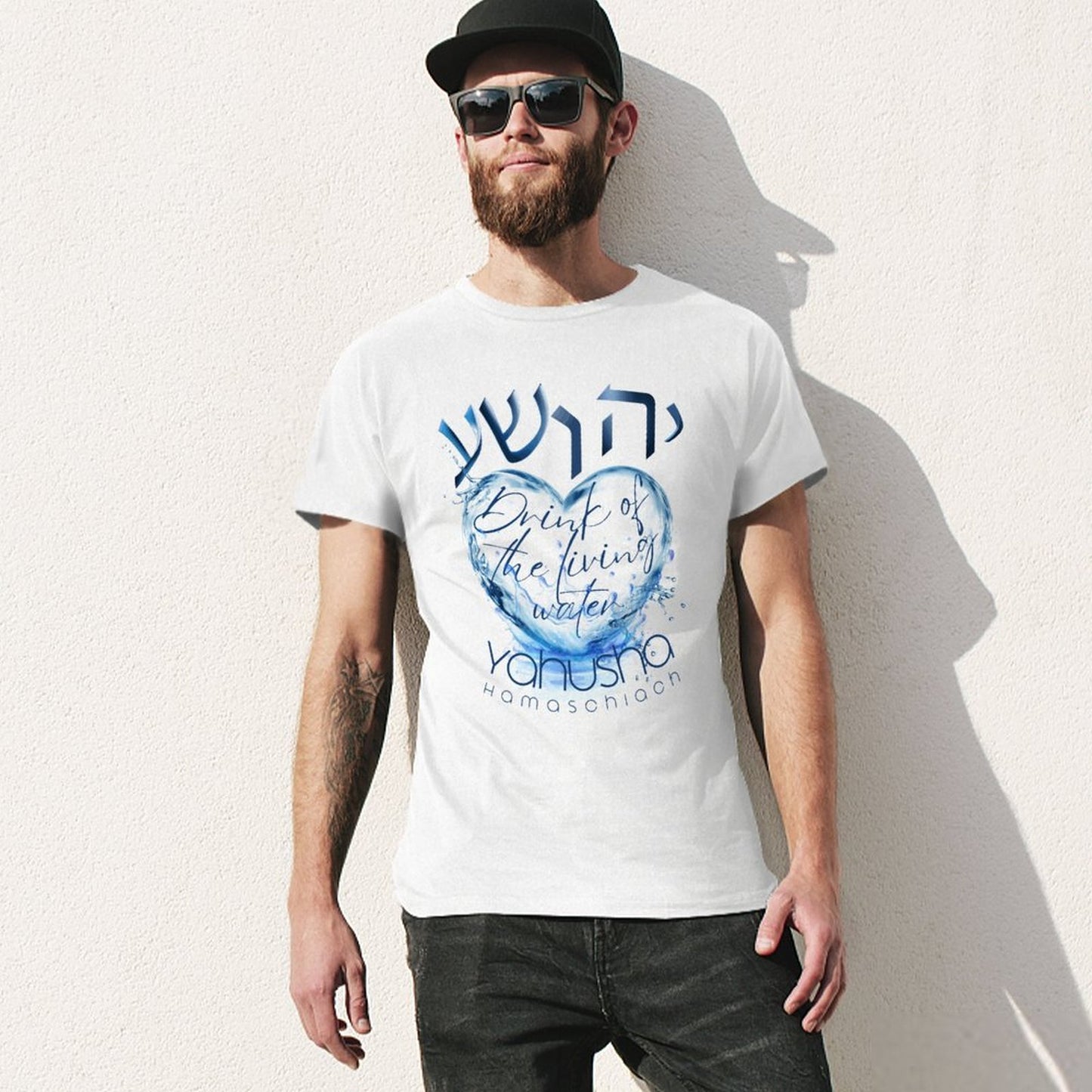 Yahusha, Living Waters - Men's Tee Shirt