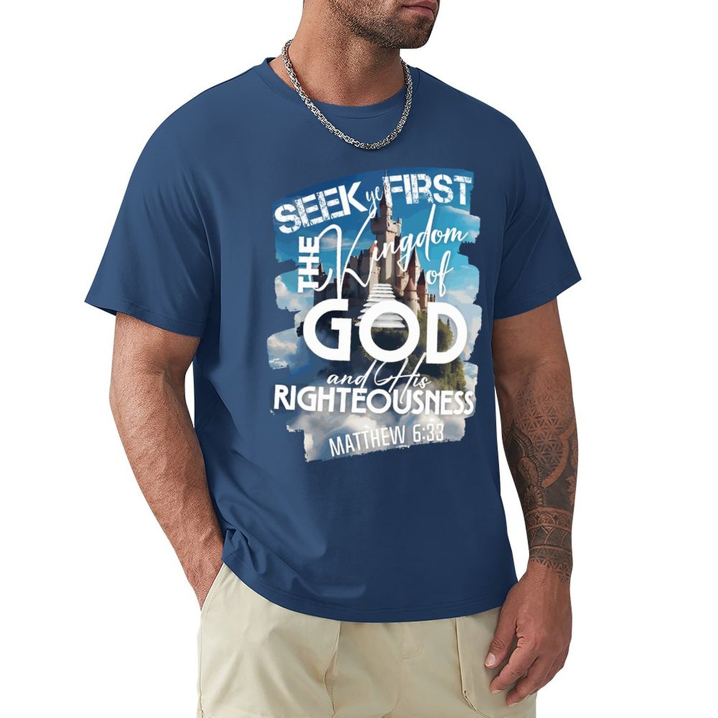 Kingdom of God - Men's Cotton Tee Shirt