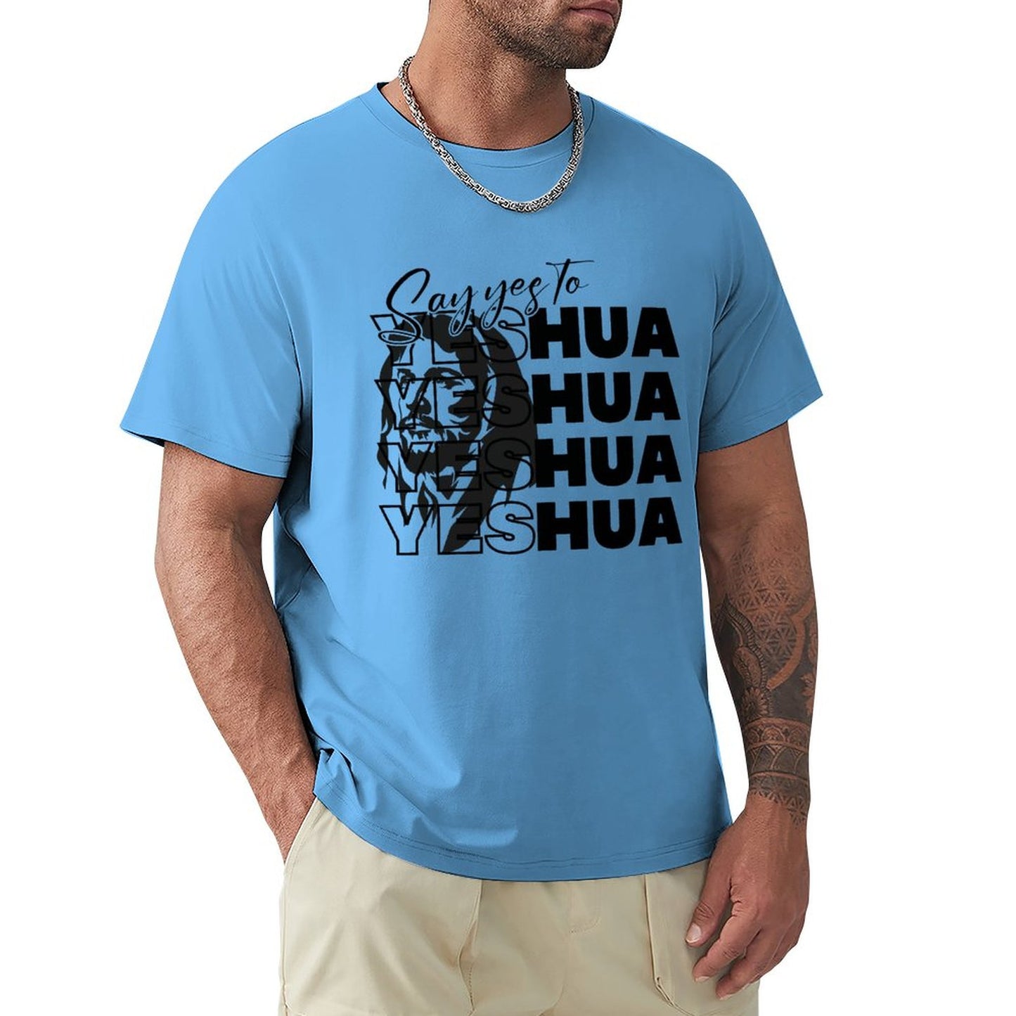 Say Yeshua - Men's Cotton Tee Shirt