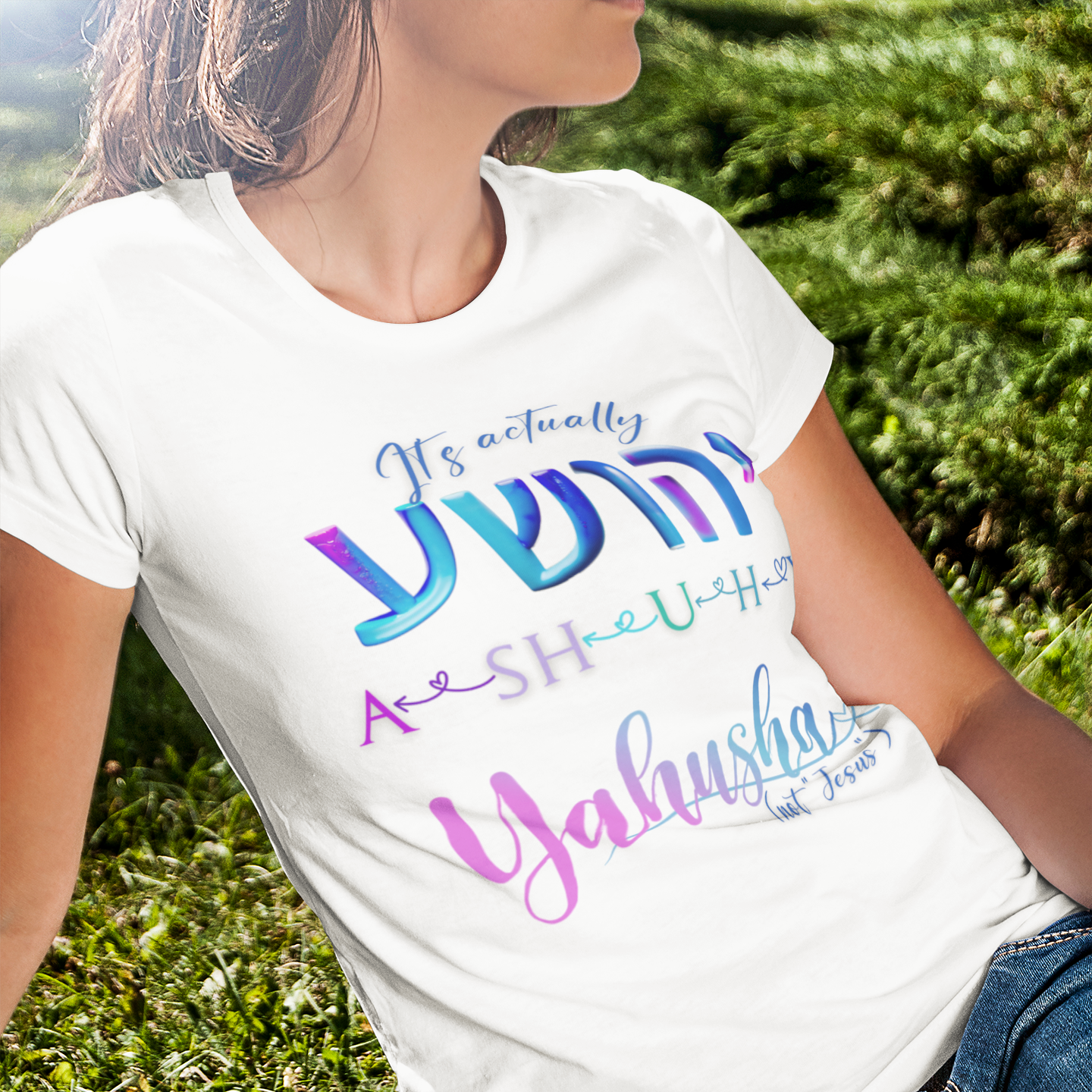 Actually Yahusha - Women's 100% Cotton Tee