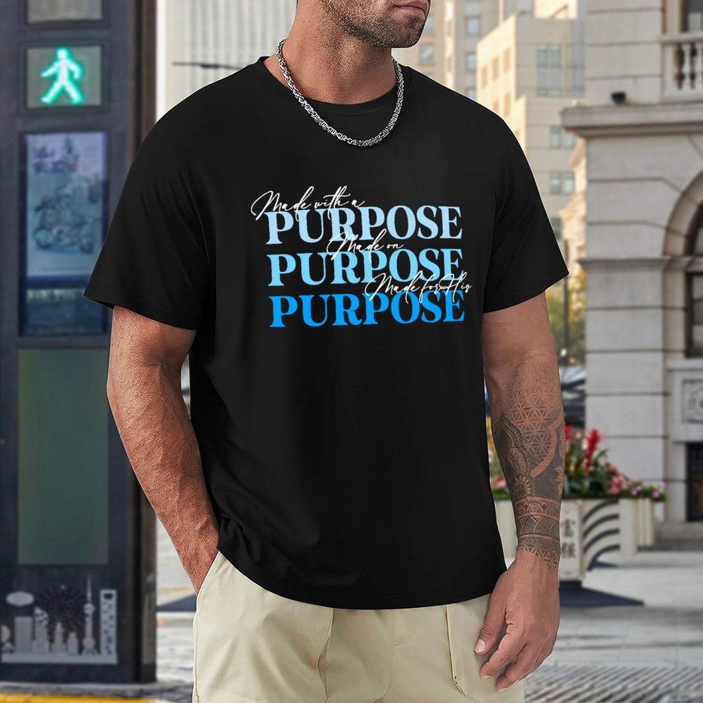 Minimalist on Purpose - Men's Cotton Tee Shirt