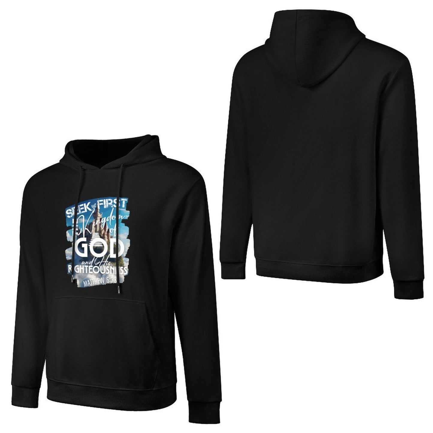 Kingdom of God - Cotton Hoodie with Pocket