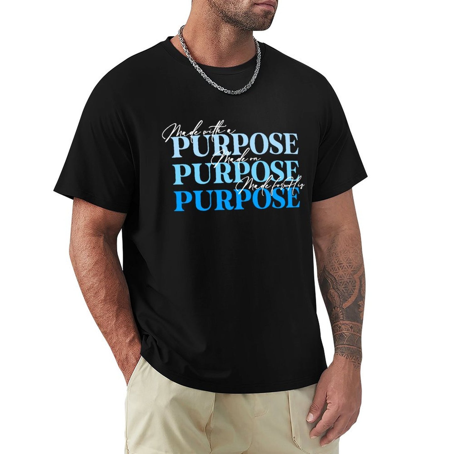 Minimalist on Purpose - Men's Cotton Tee Shirt