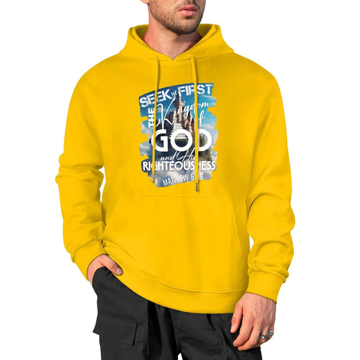 Kingdom of God - Cotton Hoodie with Pocket