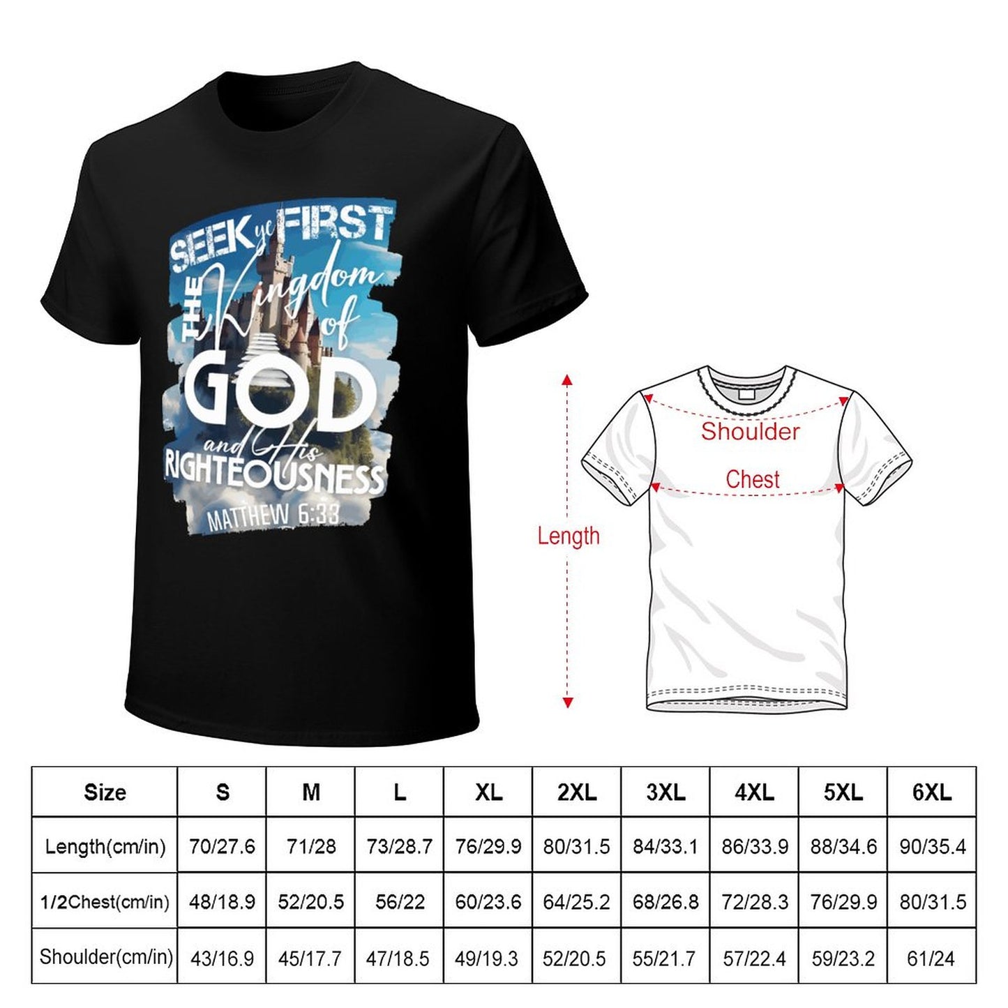 Kingdom of God - Men's Cotton Tee Shirt
