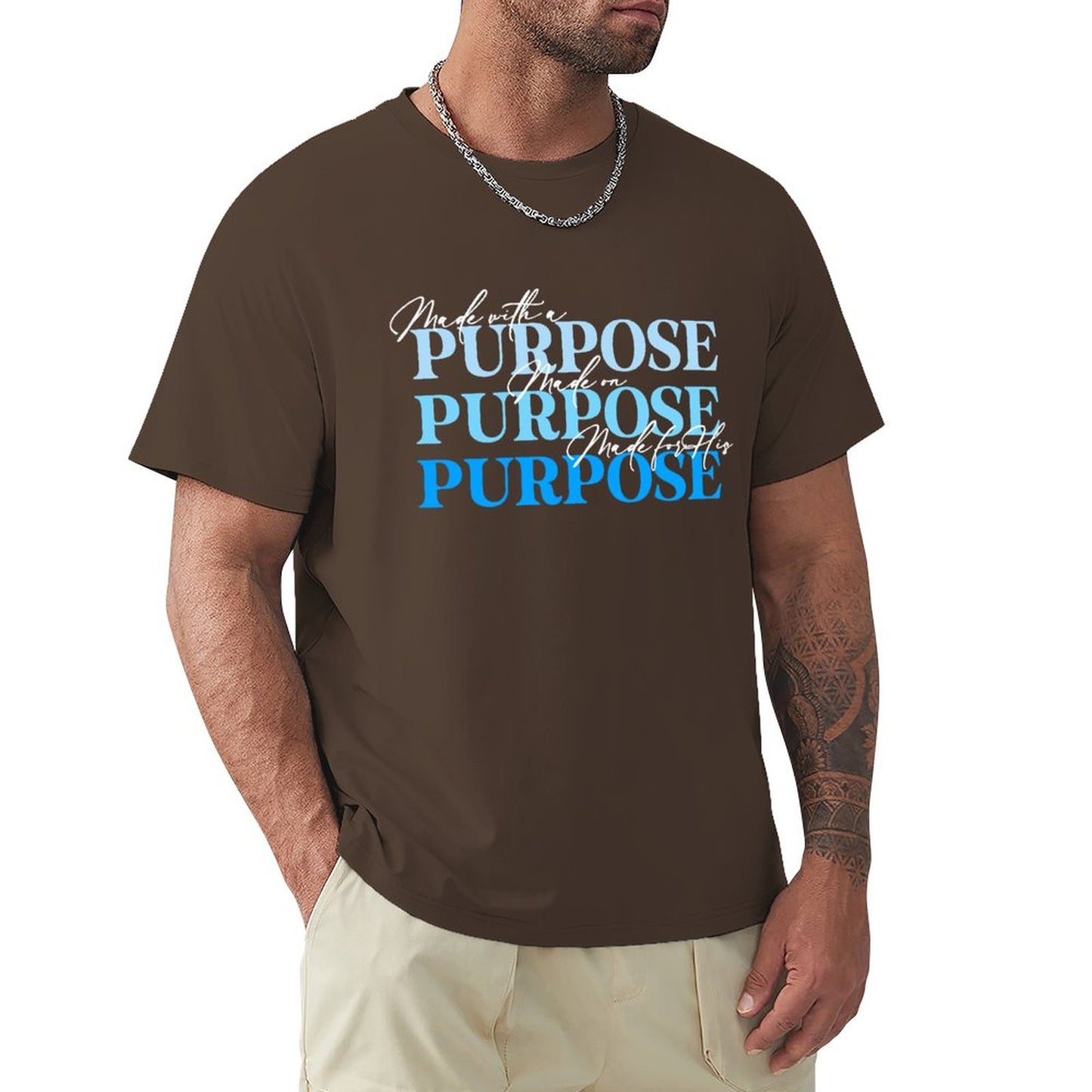 Minimalist on Purpose - Men's Cotton Tee Shirt