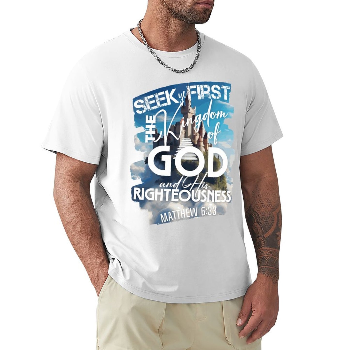 Kingdom of God - Men's Cotton Tee Shirt