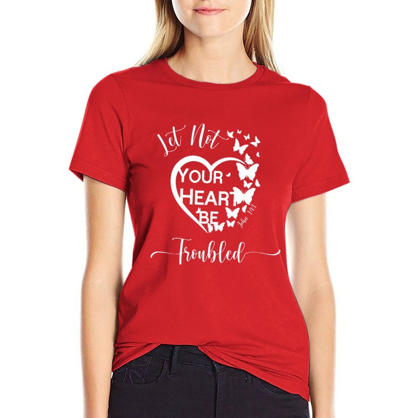 Heart Trouble - Women's 100% Cotton Tee