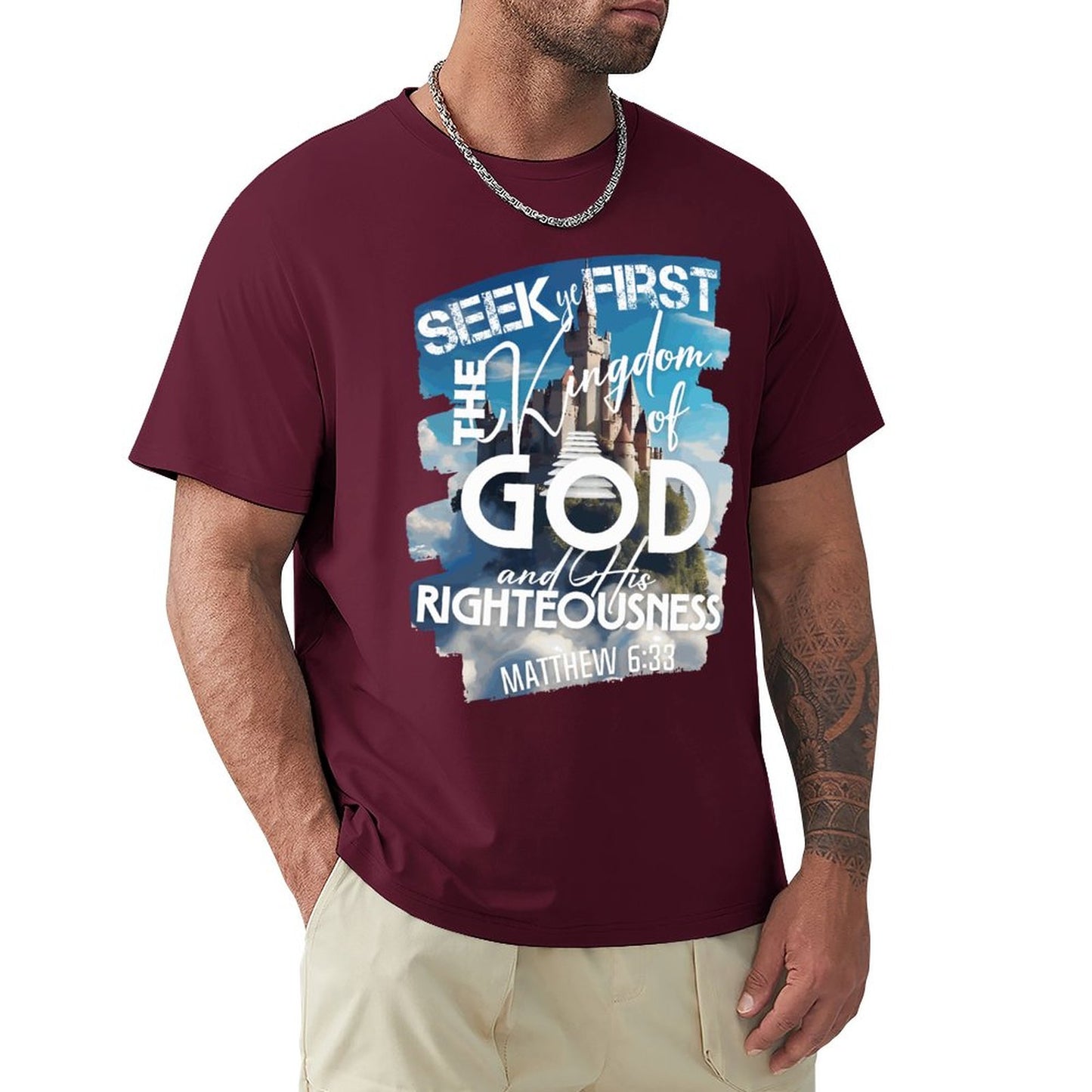 Kingdom of God - Men's Cotton Tee Shirt