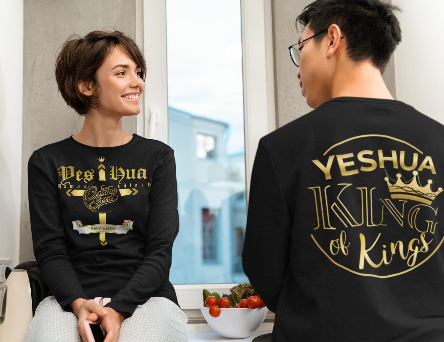 YESHUA, Coming Soon - Lightweight Long Sleeve Shirt