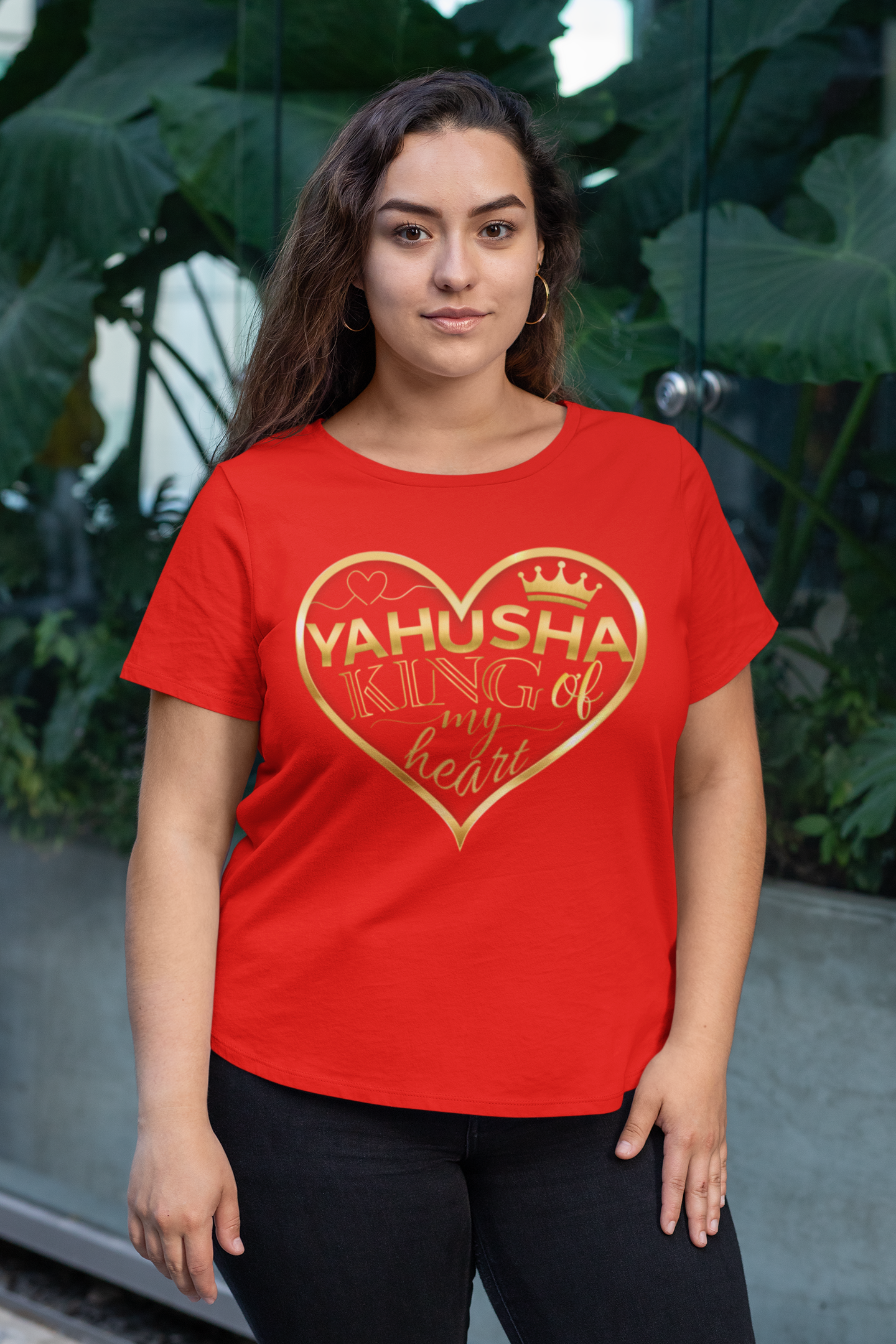 Yahusha, King of My <3 - Women's 100% Cotton Tee