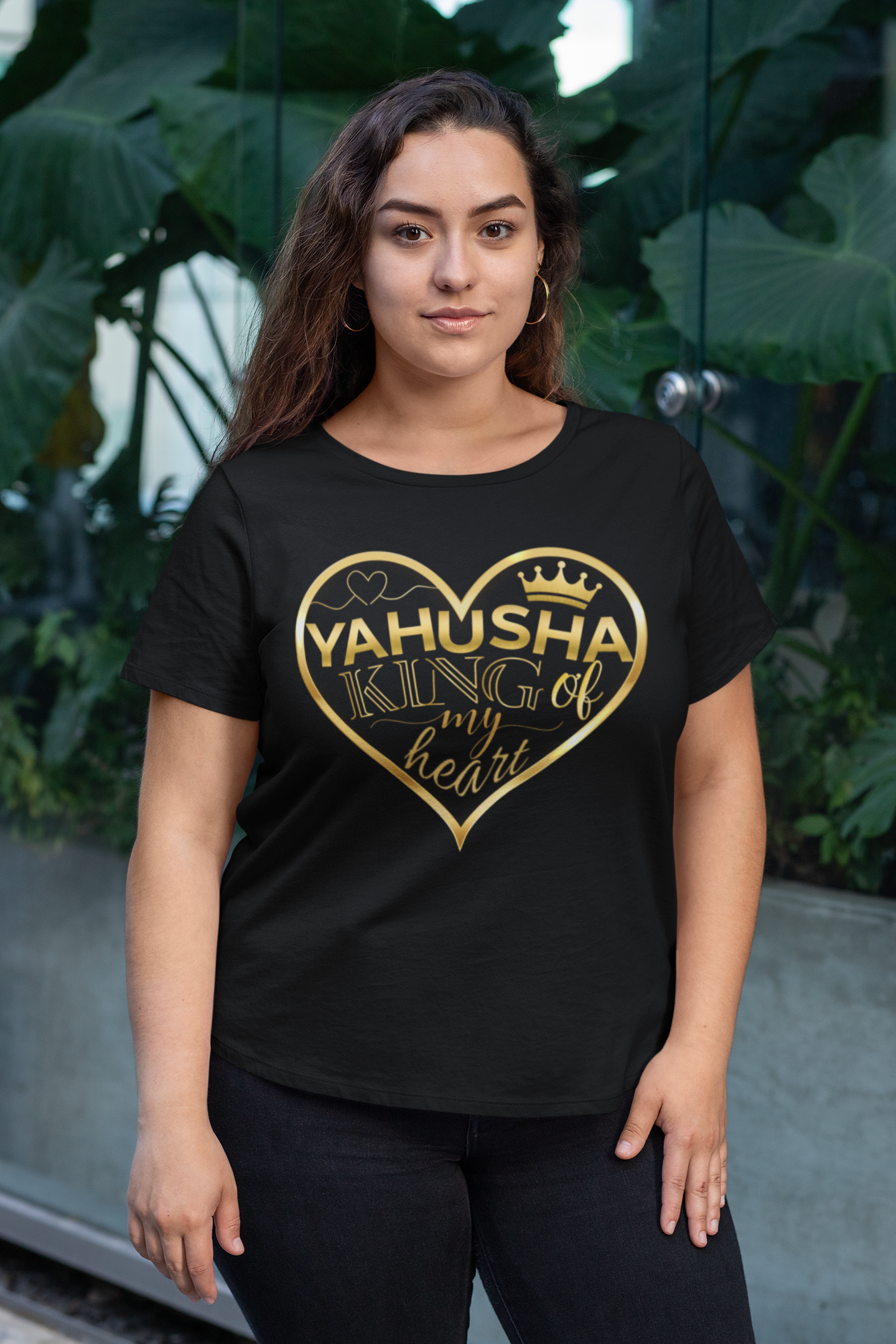 Yahusha, King of My <3 - Women's 100% Cotton Tee