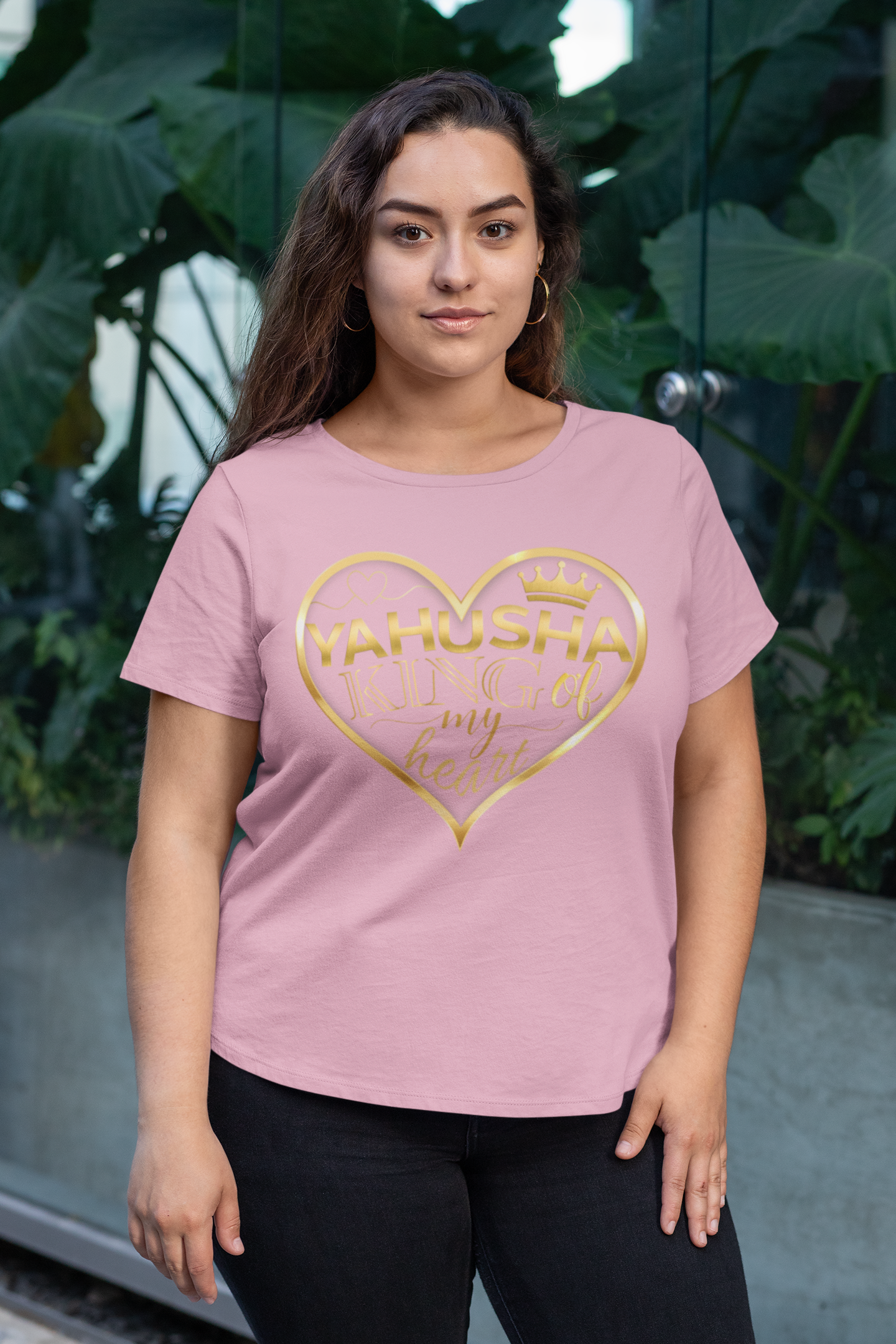 Yahusha, King of My <3 - Women's 100% Cotton Tee