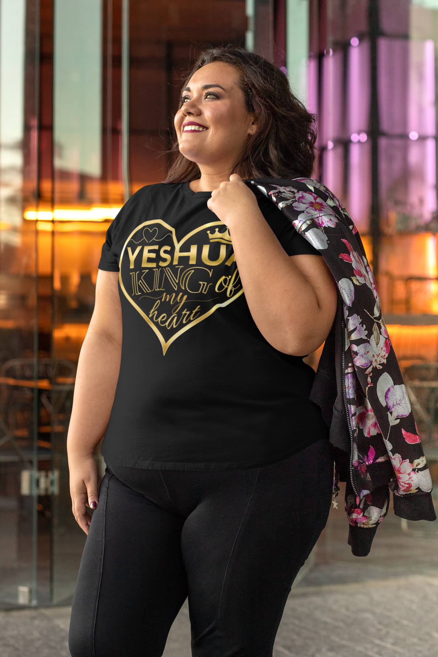 YESHUA, King of My <3 - Women's 100% Cotton Tee
