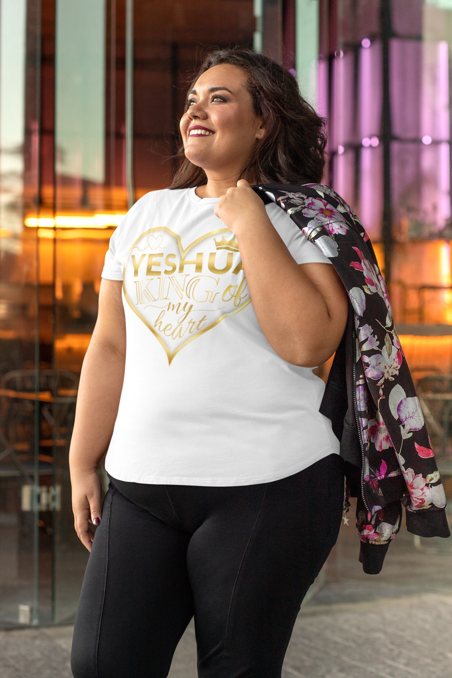 YESHUA, King of My <3 - Women's 100% Cotton Tee