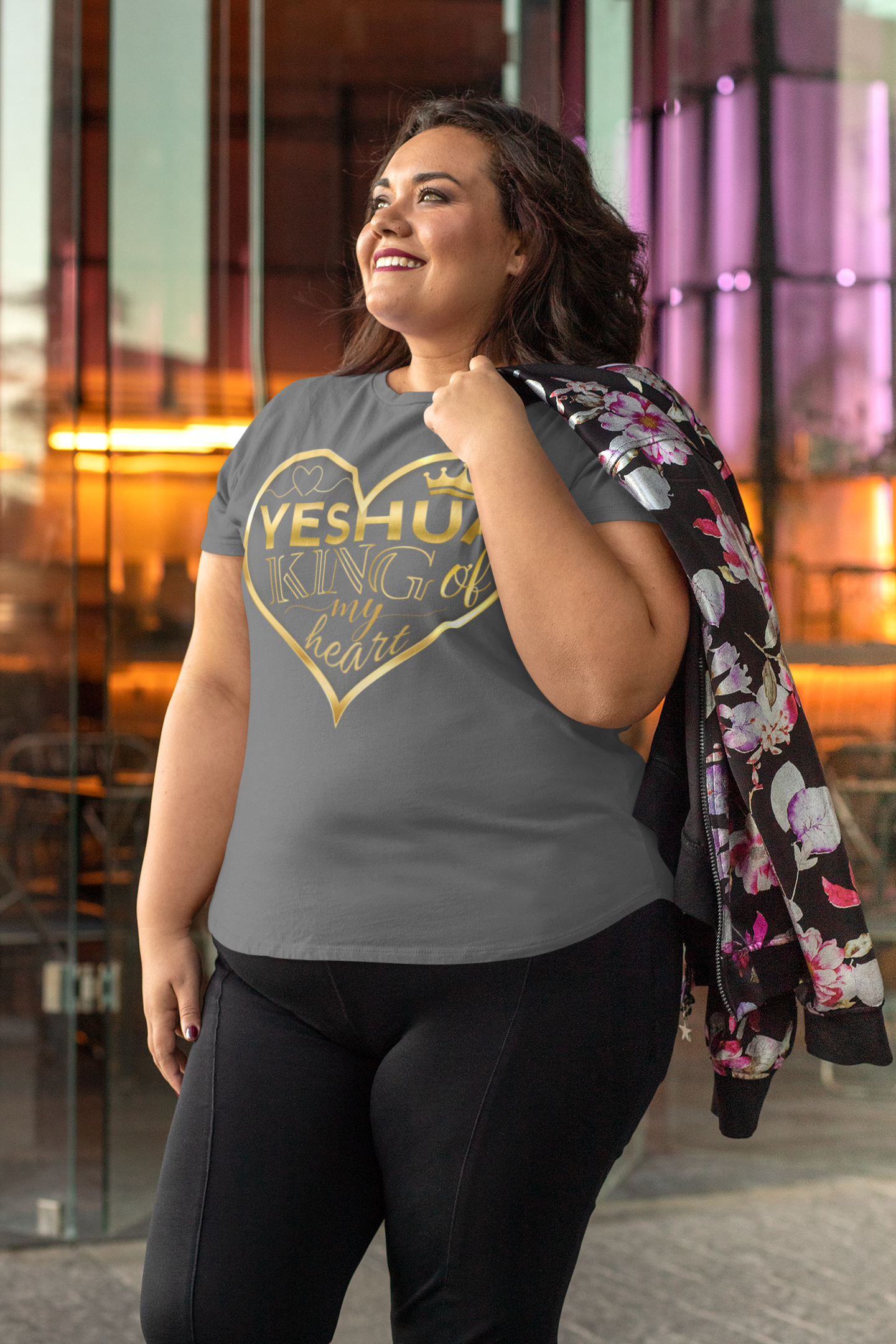YESHUA, King of My <3 - Women's 100% Cotton Tee