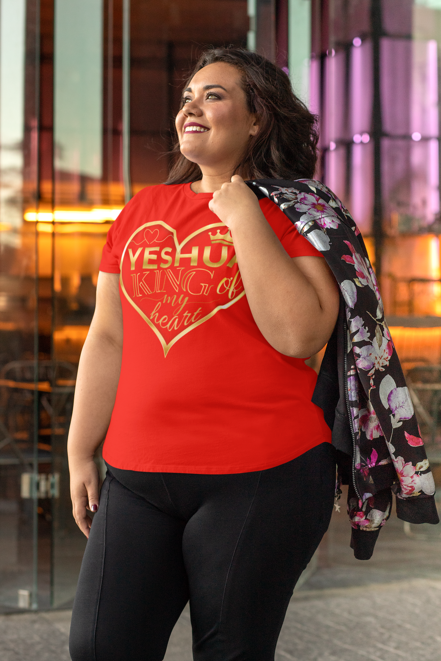 YESHUA, King of My <3 - Women's 100% Cotton Tee