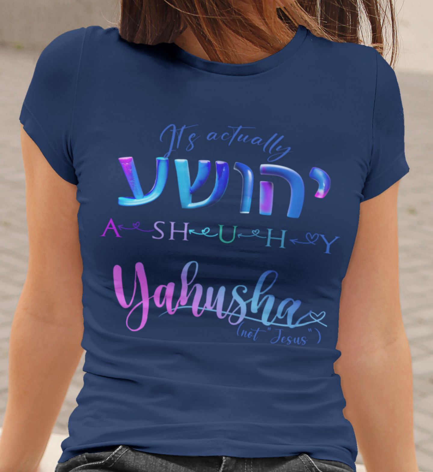 Actually Yahusha - Women's 100% Cotton Tee