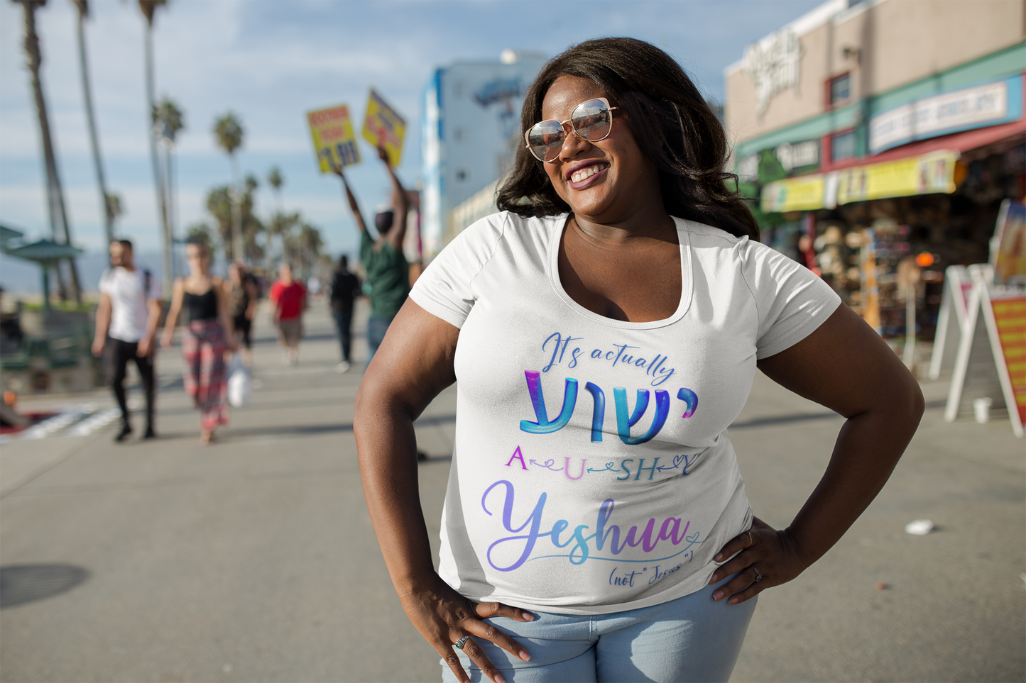 Actually YESHUA - Women's 100% Cotton Tee