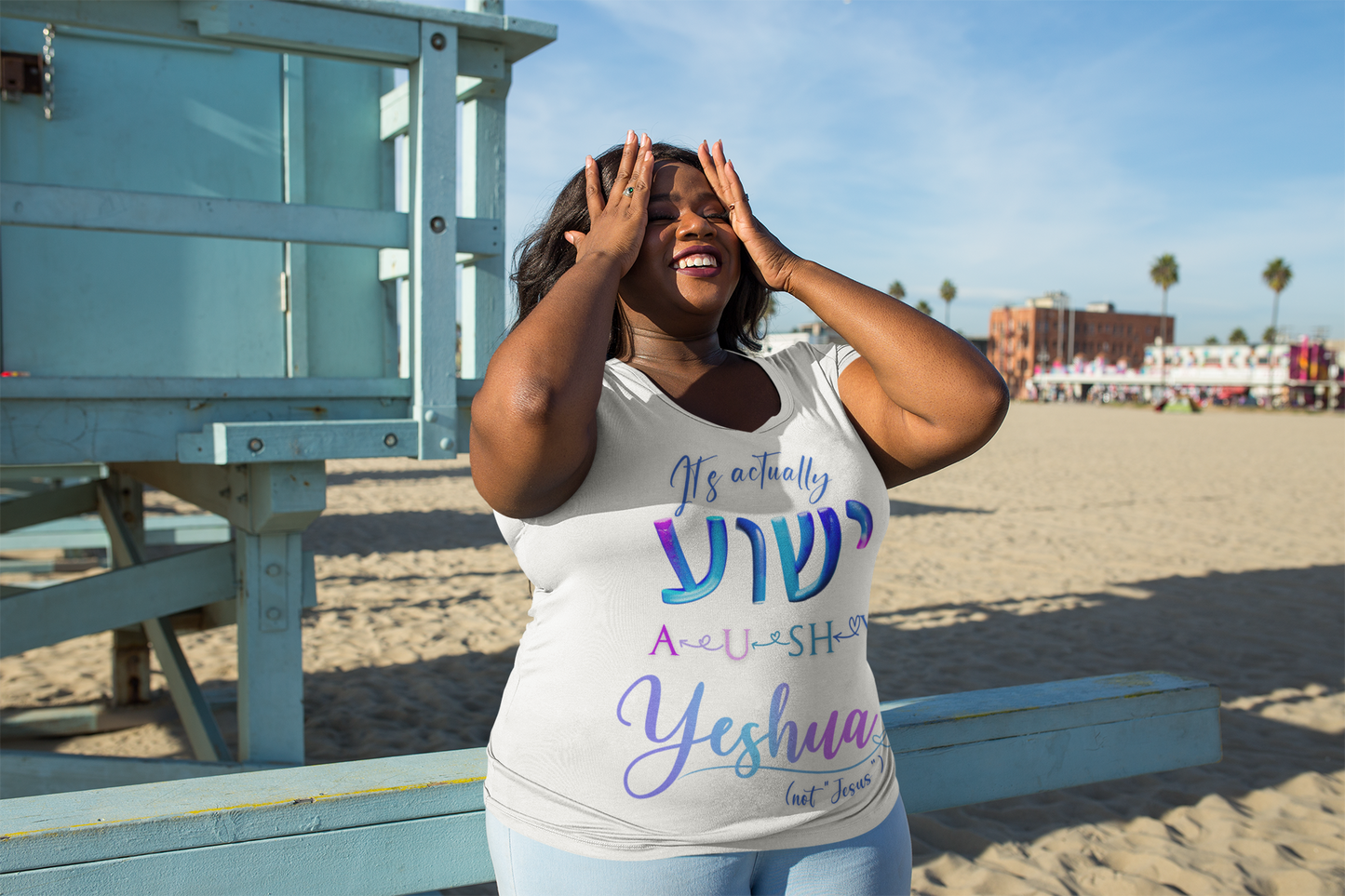Actually YESHUA - Women's 100% Cotton Tee