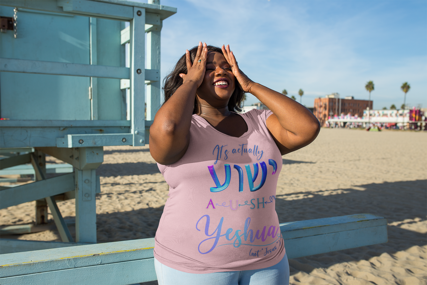 Actually YESHUA - Women's 100% Cotton Tee