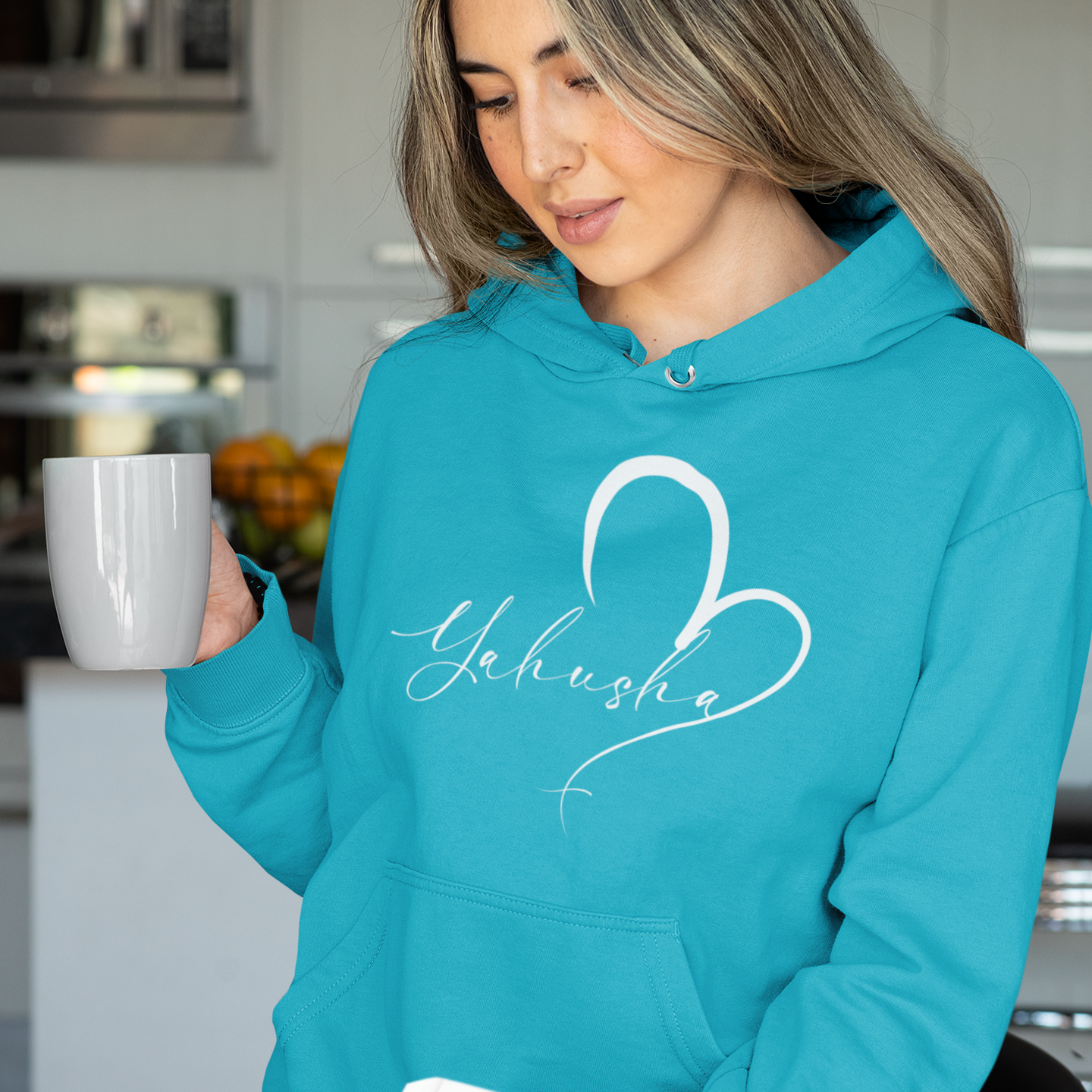 Minimalist, Yahusha - Cotton Hoodie with Pocket