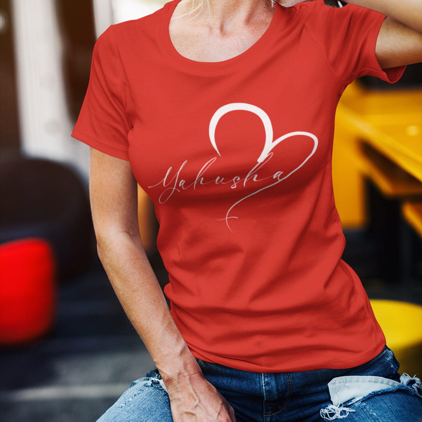 Minimalist, Yahusha - Women's 100% Cotton Tee