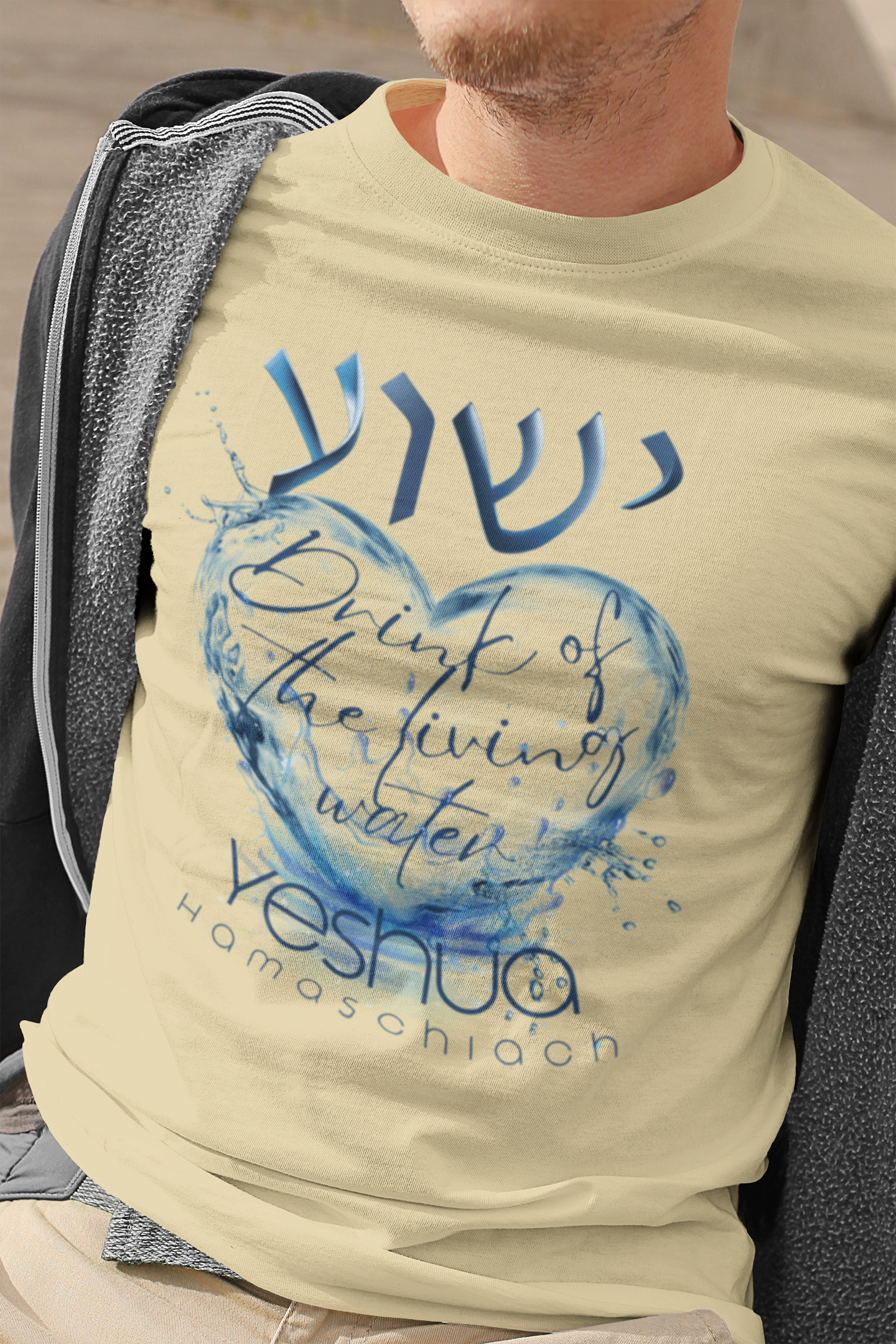 YESHUA, Living Waters - Men's Tee Shirt