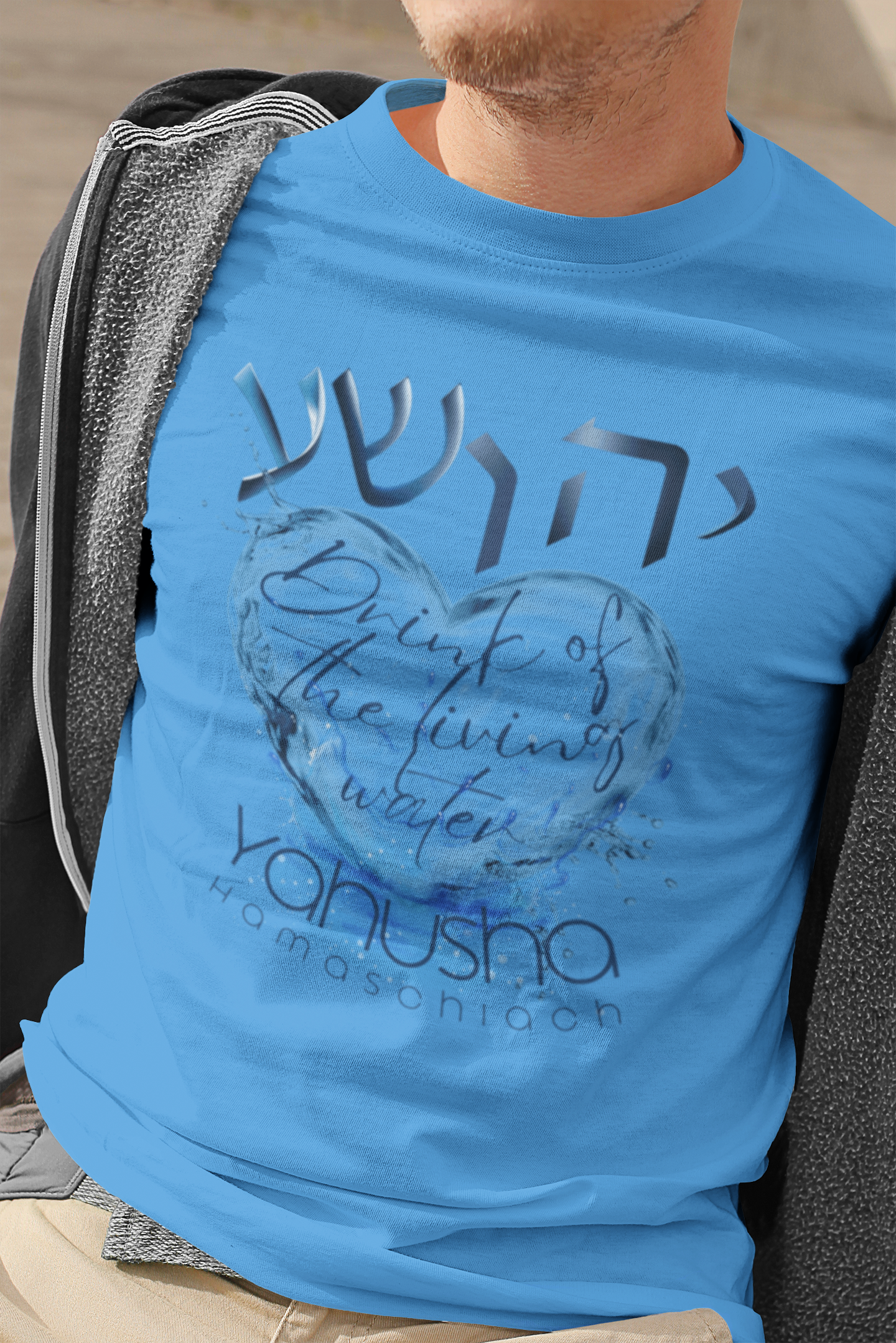 Yahusha, Living Waters - Men's Tee Shirt