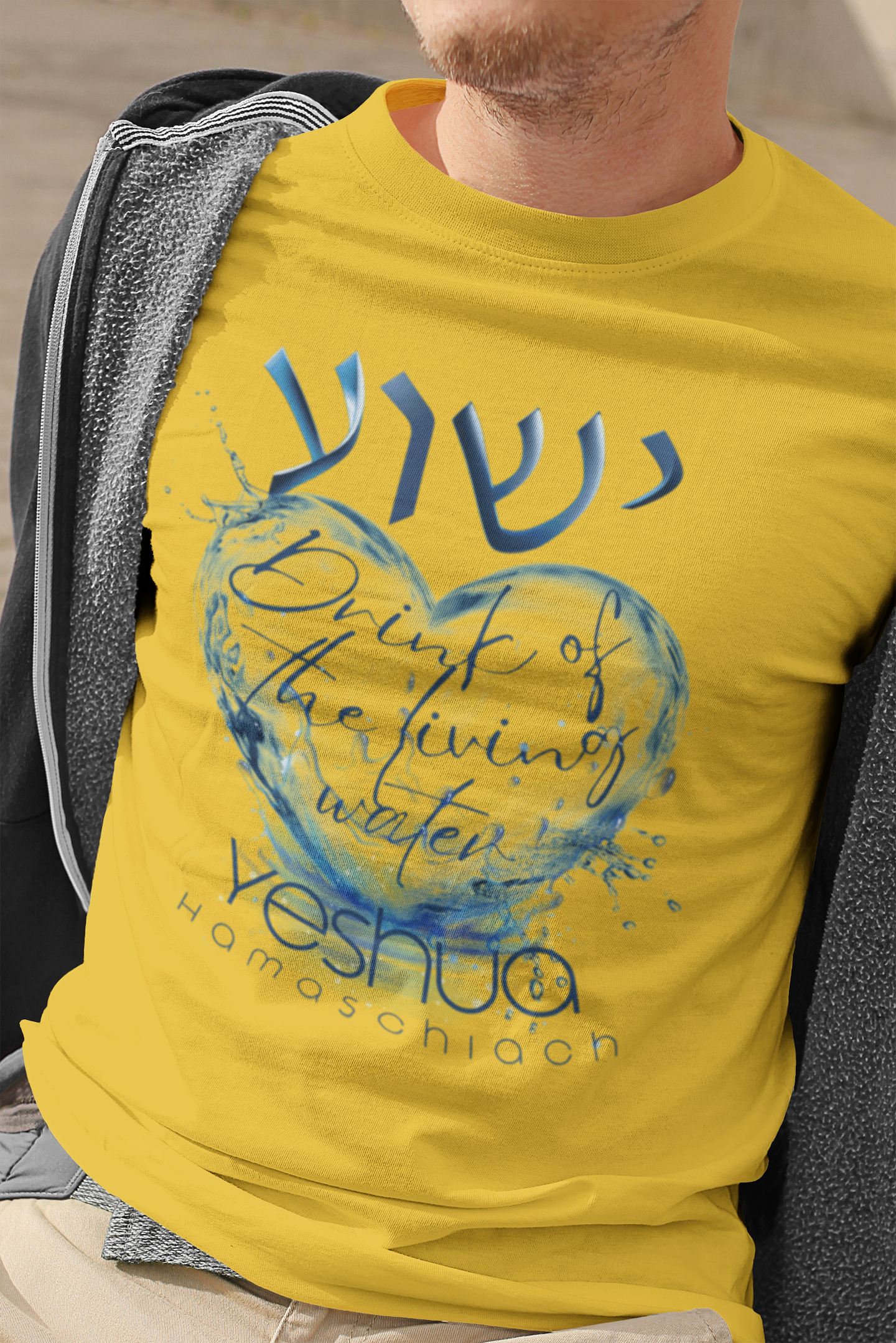 YESHUA, Living Waters - Men's Tee Shirt