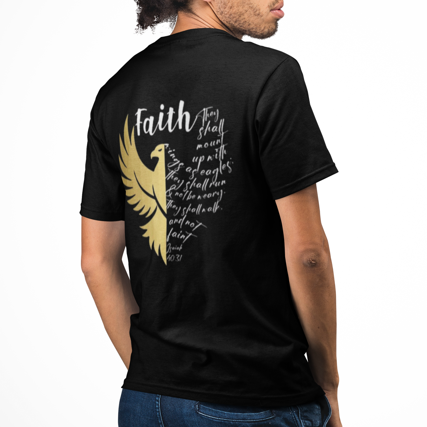 #Winning Like Jesus - Men's Cotton Tee Shirt