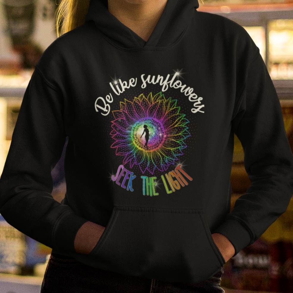 Sunflowers - Cotton Hoodie with Pocket