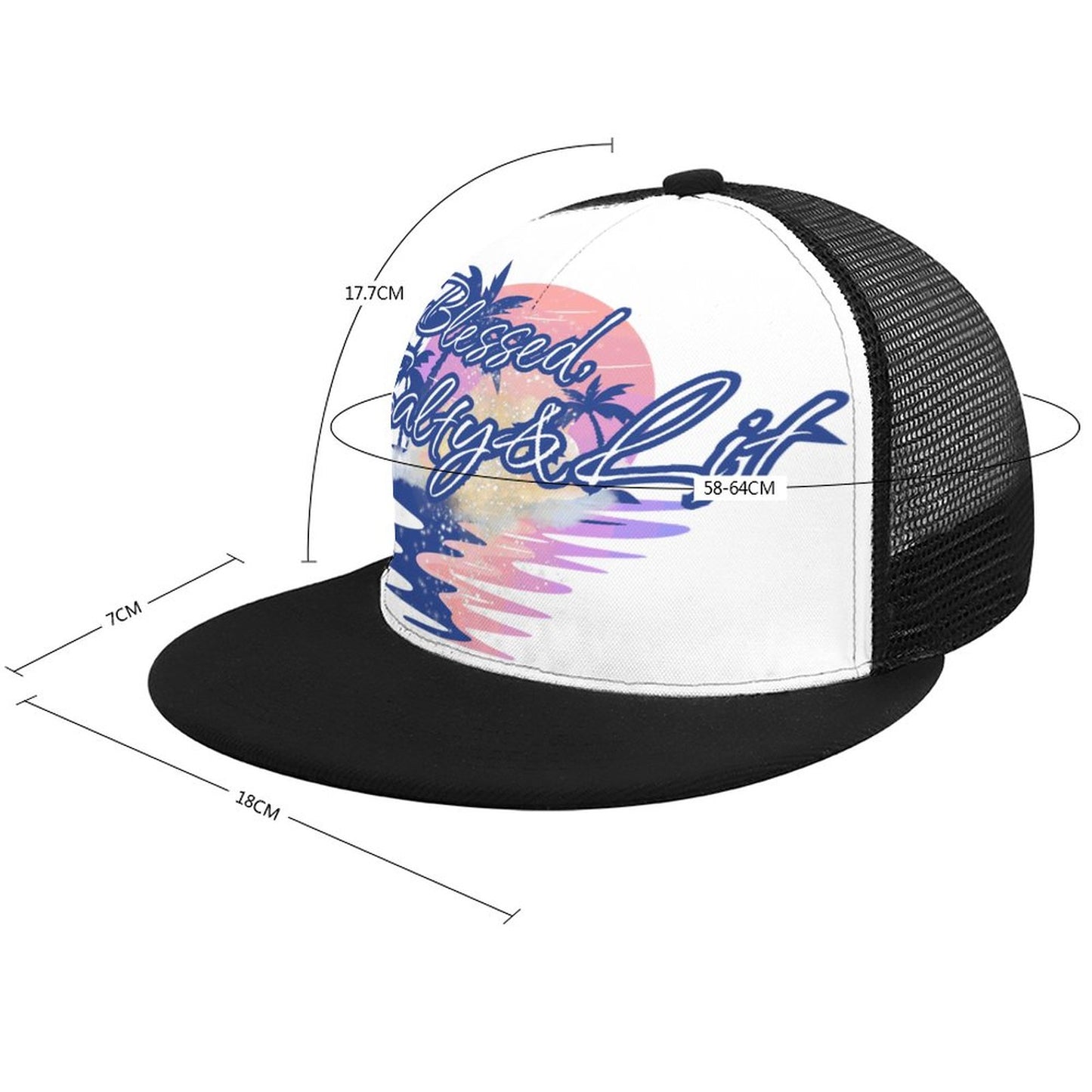 Salty & Lit (Matt. 5:13-14) - Flat Brim Trucker Hat