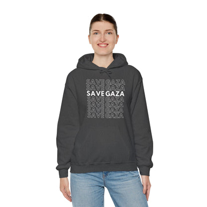 Save Gaza - Unisex Hooded Sweatshirt