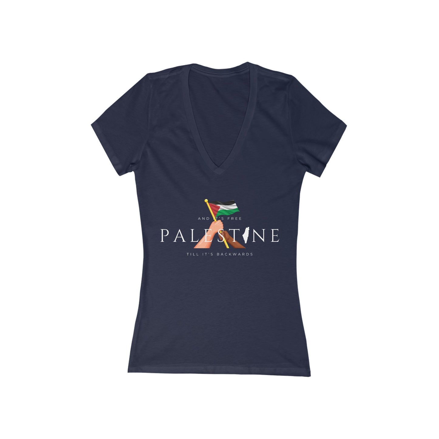 Till It's Backwards - Women's Deep V-Neck Tee